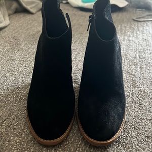 Brand new Jeffery Campbell black suede booties.